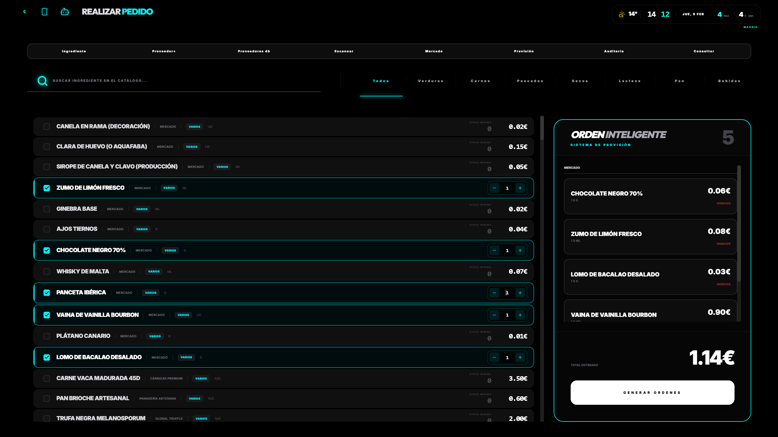 Preview Base de Datos Clientes